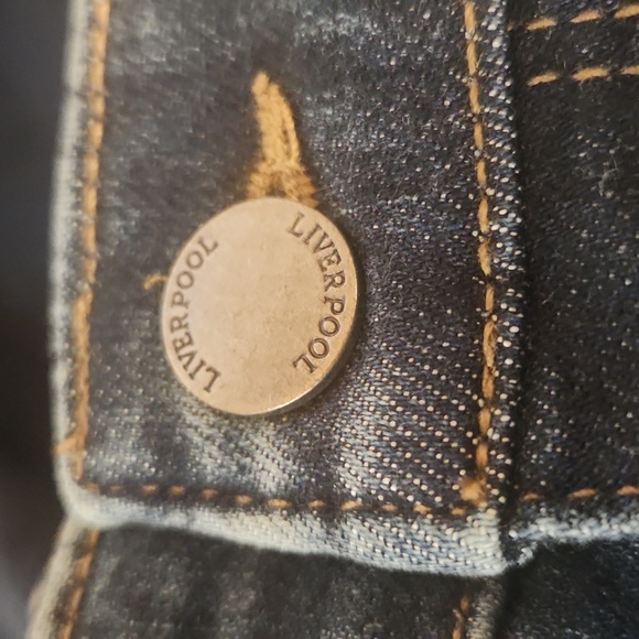 Liverpool Ankle Skinny Blue Jeans/Denim Women's Size 30 Petite, EUC - Picture 8 of 9